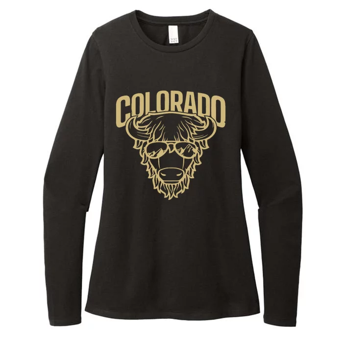 Cool Buffalo Colorado Boulder Game Day Womens CVC Long Sleeve Shirt