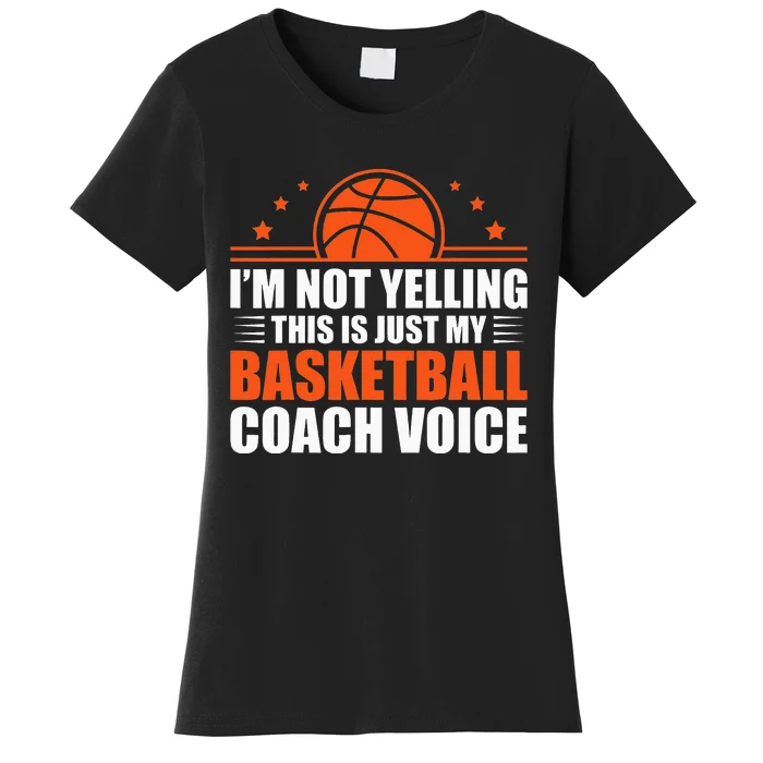 Cool Basketball Coach For Men Women Team Basketball Coaching Women's T-Shirt