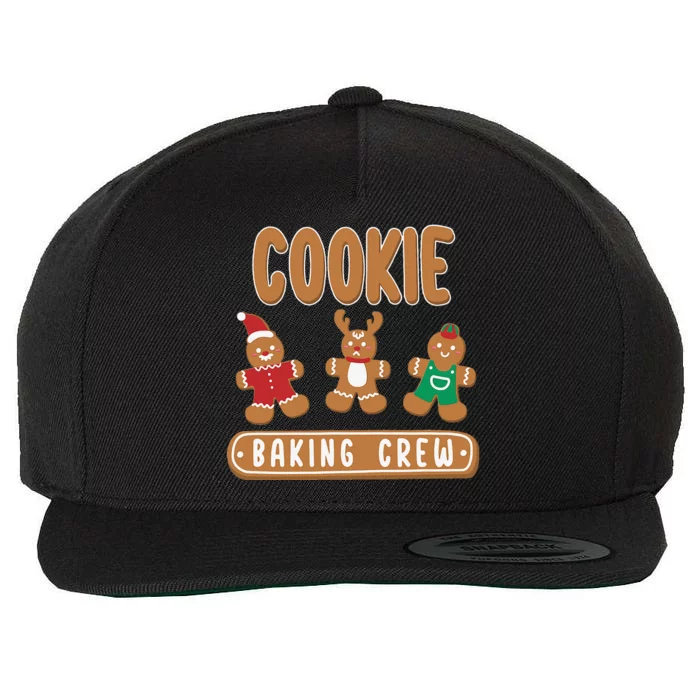 Cookie Baking Crew Christmas Gingerbread Cookie Baking Team Wool Snapback Cap