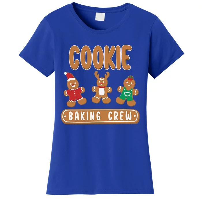 Cookie Baking Crew Christmas Gingerbread Cookie Baking Team Women's T-Shirt