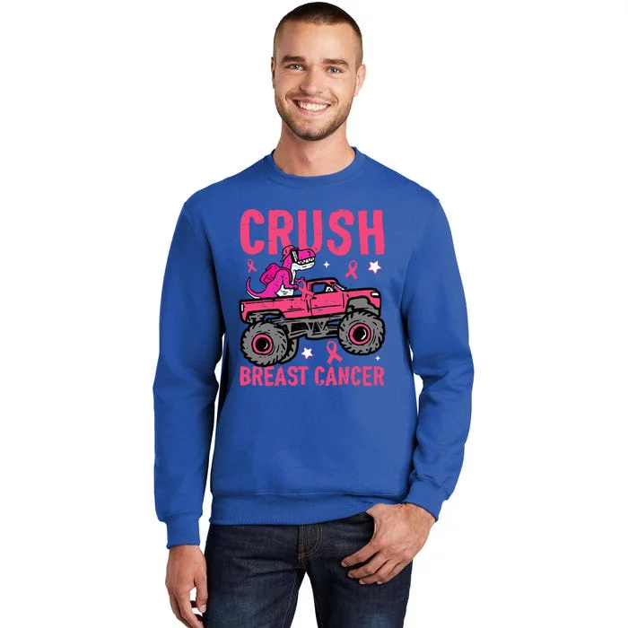 Crush Breast Cancer Awareness Monster Truck Sweatshirt