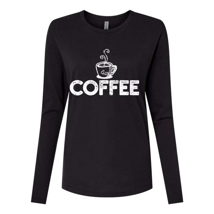 Coffee Barista Womens Cotton Relaxed Long Sleeve T-Shirt