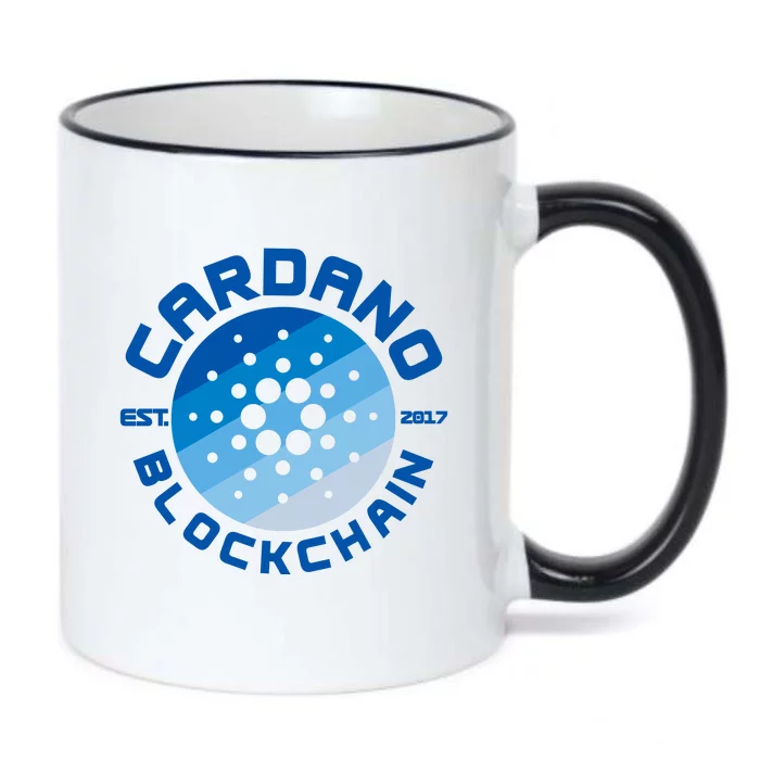 Cardano Blockchain Cryptocurrency Est 2017 Black Color Changing Mug