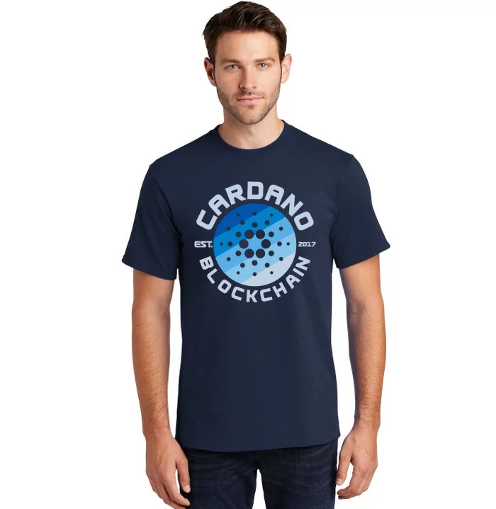 Cardano Blockchain Cryptocurrency Est 2017 Tall T-Shirt