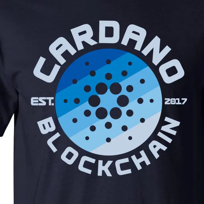 Cardano Blockchain Cryptocurrency Est 2017 Tall T-Shirt