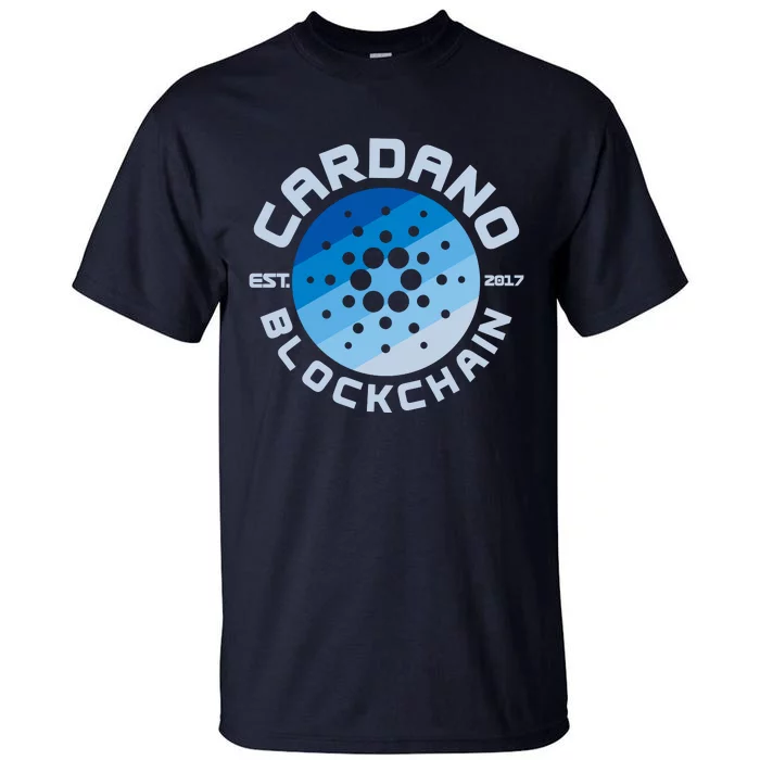 Cardano Blockchain Cryptocurrency Est 2017 Tall T-Shirt