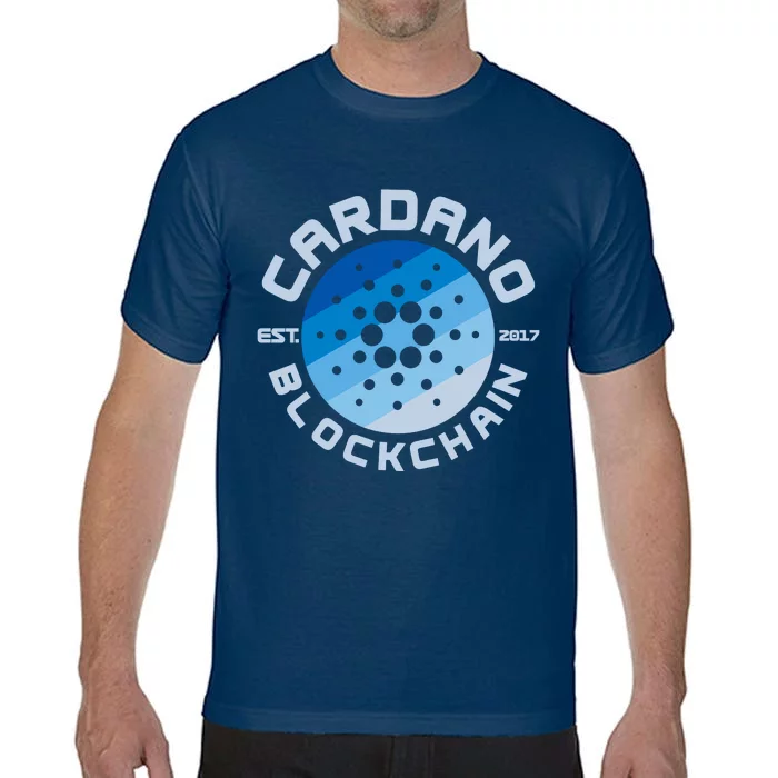 Cardano Blockchain Cryptocurrency Est 2017 Comfort Colors T-Shirt