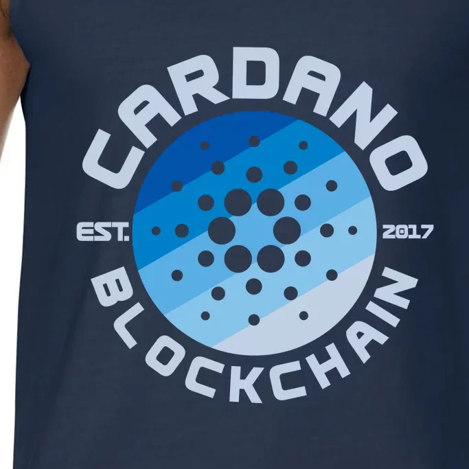 Cardano Blockchain Cryptocurrency Est 2017 Comfort Colors® Tank Top