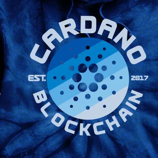 Cardano Blockchain Cryptocurrency Est 2017 Tie Dye Hoodie