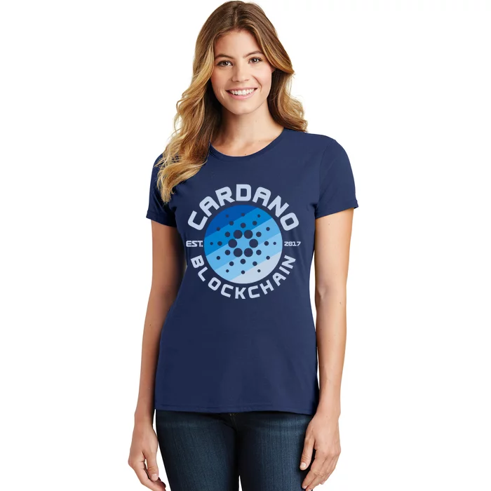 Cardano Blockchain Cryptocurrency Est 2017 Women's T-Shirt