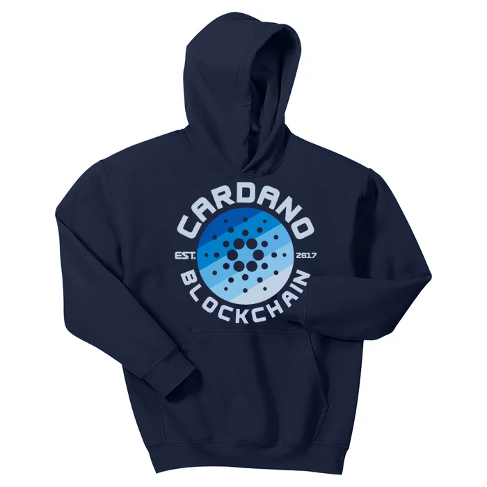 Cardano Blockchain Cryptocurrency Est 2017 Kids Hoodie