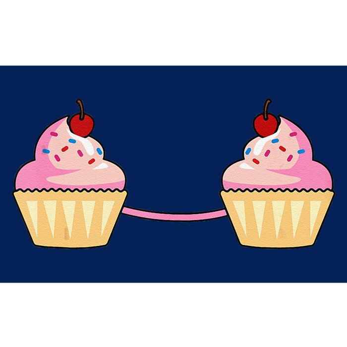 Cupcake Bra Costume Cute Easy Food Halloween Gift Bumper Sticker