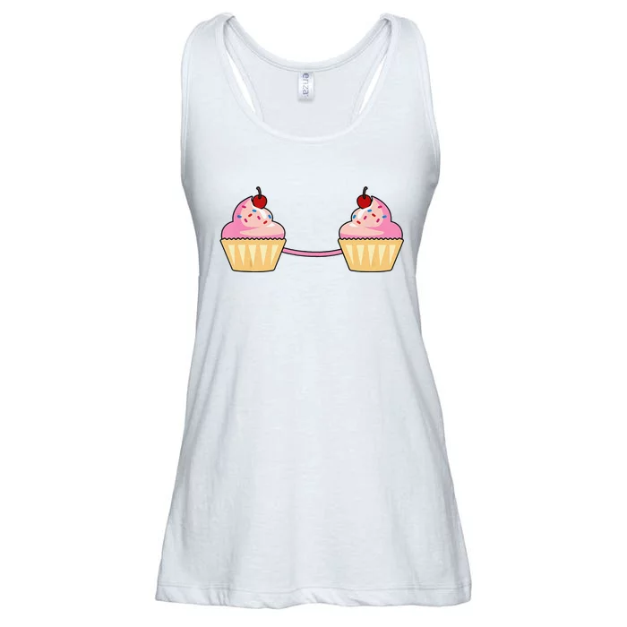 Cupcake Bra Costume Cute Easy Food Halloween Gift Ladies Essential Flowy Tank