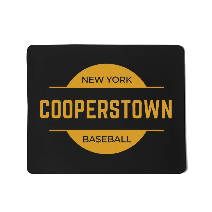 Cooperstown Baseball Cooperstown New York Baseball Hall Of Mousepad