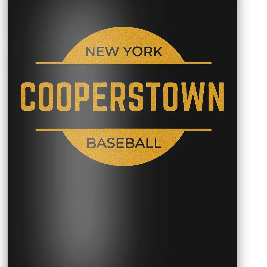 Cooperstown Baseball Cooperstown New York Baseball Hall Of Poster