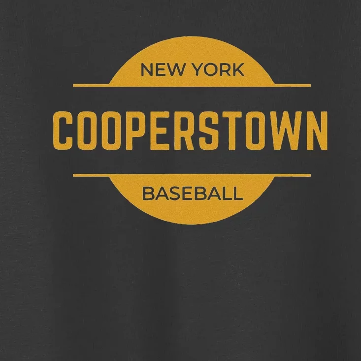 Cooperstown Baseball Cooperstown New York Baseball Hall Of Toddler T-Shirt