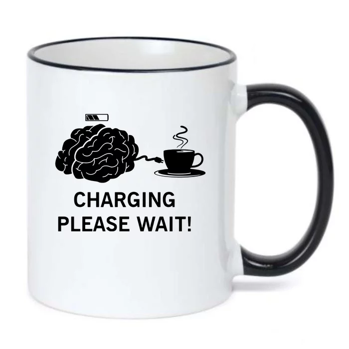 Charging Brain Coffee Black Color Changing Mug