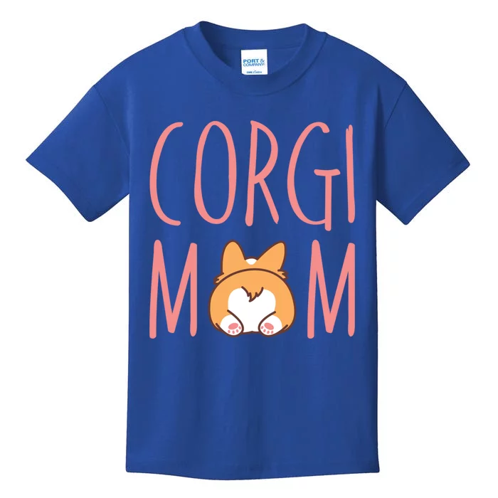 Corgi Butt Corgi Mom Dog Mom Funny Cute Pembroke Welsh Gift Kids T-Shirt