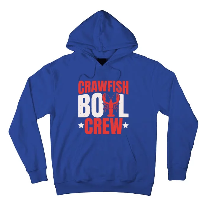 Crawfish Boil Crew Design Funny Crawfish Lover Cajun Season Great Gift Tall Hoodie