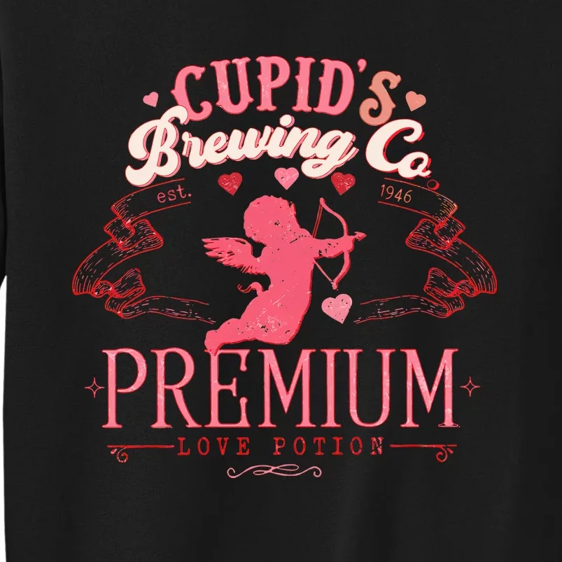 Cupid's Brewing Co Premium Love Potion Valentine's Day Tall Sweatshirt