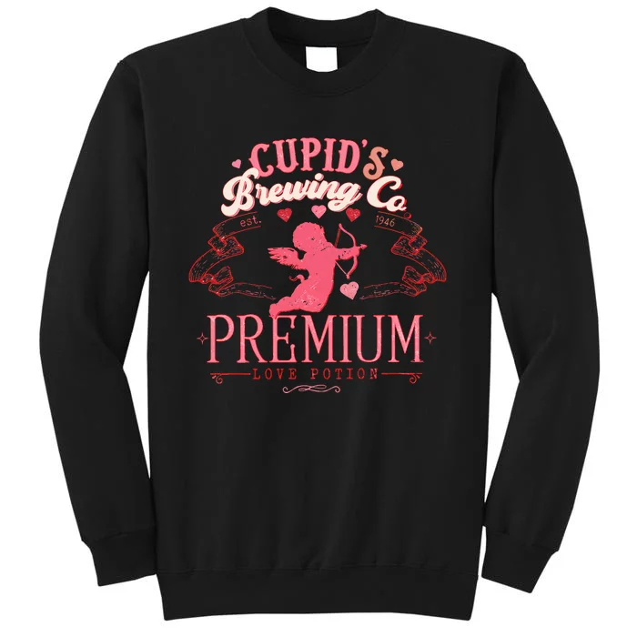 Cupid's Brewing Co Premium Love Potion Valentine's Day Tall Sweatshirt