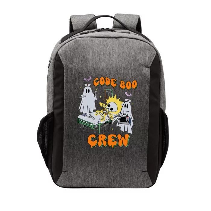 Code Boo Crew Funny Ghost Nurse Halloween Costume Nursing Great Gift Vector Backpack