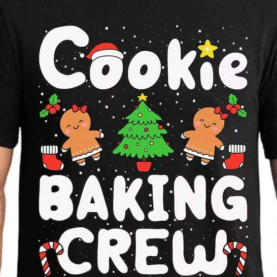 Cookie Baking Crew Family Christmas Gingerbread Team Pajamas Gift Pajama Set