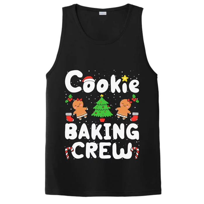 Cookie Baking Crew Family Christmas Gingerbread Team Pajamas Gift Performance Tank