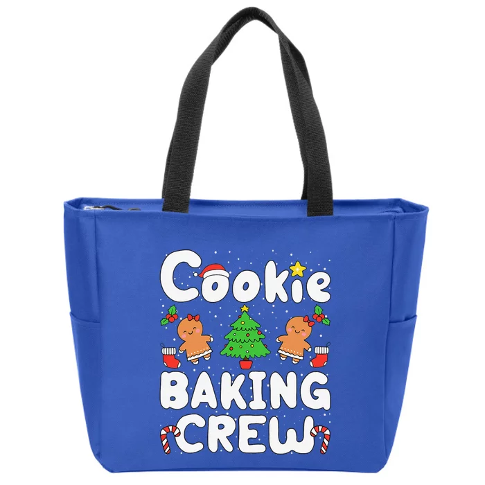 Cookie Baking Crew Family Christmas Gingerbread Team Pajamas Gift Zip Tote Bag