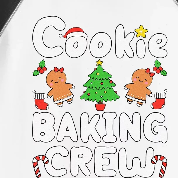 Cookie Baking Crew Family Christmas Gingerbread Team Pajamas Gift Toddler Fine Jersey T-Shirt