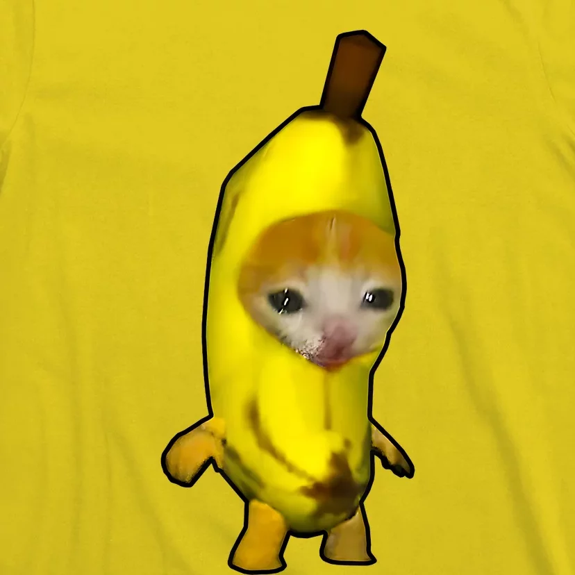 Cute Banana Cat Happy Bananacat Meme Kitty Cat Lovers Meme T-Shirt