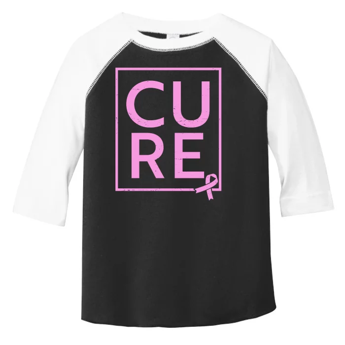 Cure Breast Cancer Awareness Pink Ribbon Toddler Fine Jersey T-Shirt