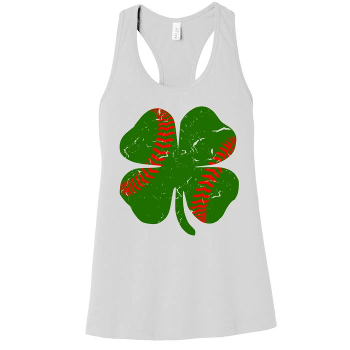 Clover Baseball Women's Racerback Tank