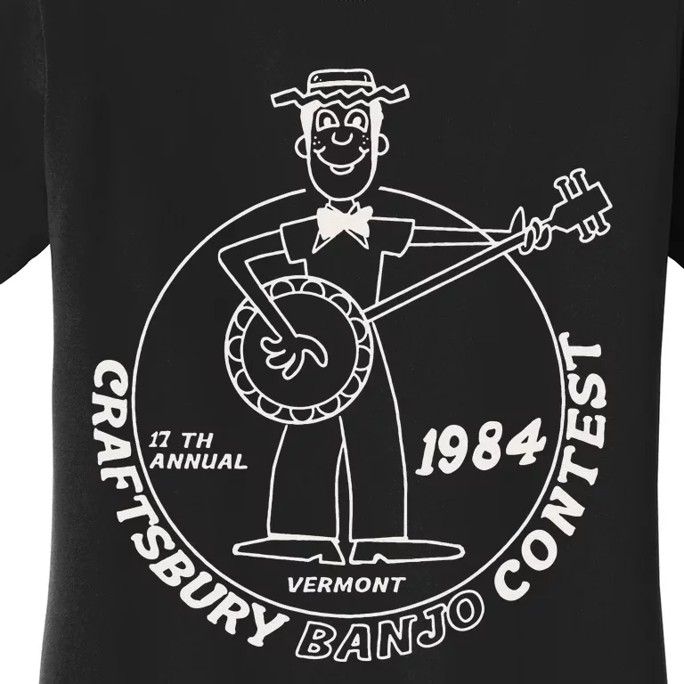 Craftsbury Banjo Contest 1984 Funny Women's T-Shirt