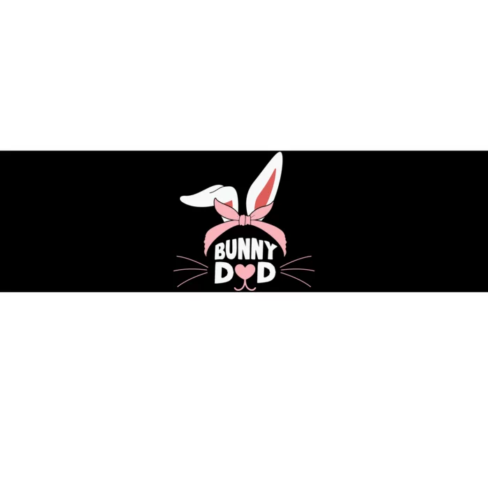 Cute Bunny Daddy Easter Dad Bunny Ears Father's Day Easter Day Bumper Sticker