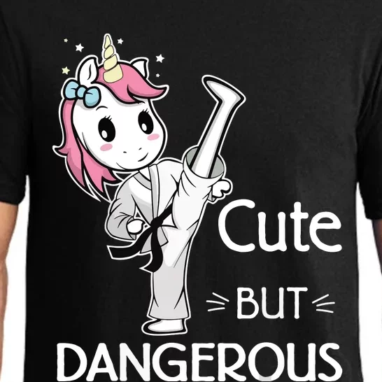 Cute But Dangerous Funny Karate Taekwondo Pajama Set