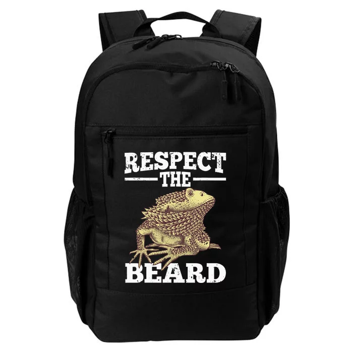 Cool Bearded Dragon For Men Women Reptile Lizard Herpetology Daily Commute Backpack