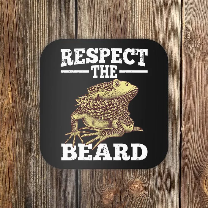 Cool Bearded Dragon For Men Women Reptile Lizard Herpetology Coaster