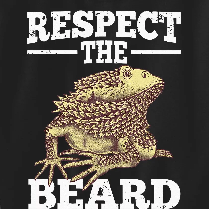 Cool Bearded Dragon For Men Women Reptile Lizard Herpetology Kids Sweatshirt