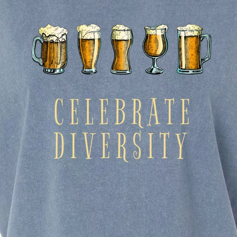 Celebrate Beer Diversity Drinking Gift Garment-Dyed Women's Muscle Tee