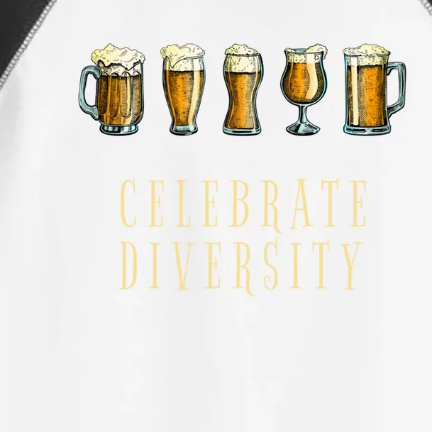 Celebrate Beer Diversity Drinking Gift Toddler Fine Jersey T-Shirt