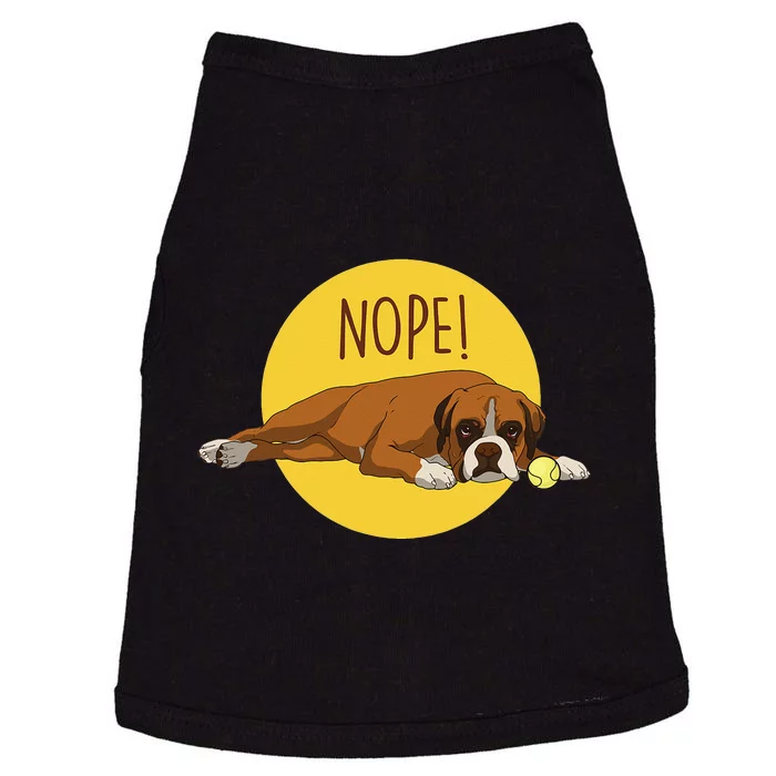 Cute Boxers Dog And Funny Dog Lazy Boxer Dog Doggie Tank