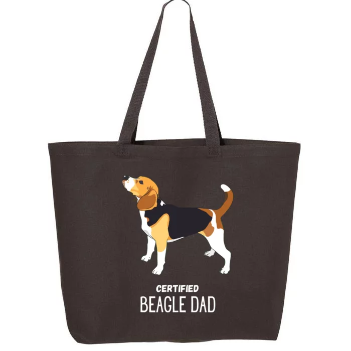 Certified Beagle Dad 25L Jumbo Tote