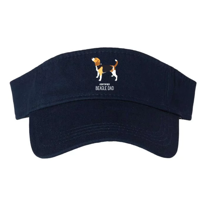 Certified Beagle Dad Valucap Bio-Washed Visor