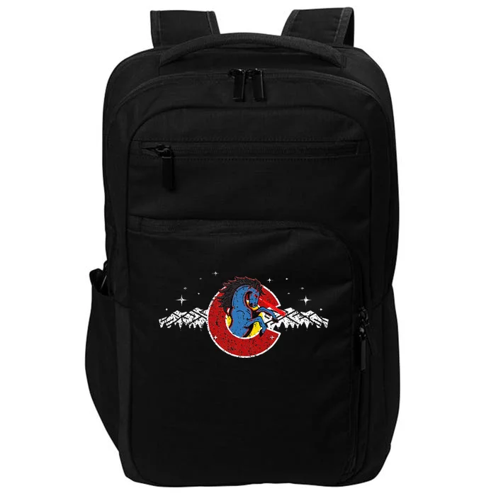 Colorado Blucifer Demon Horse Impact Tech Backpack