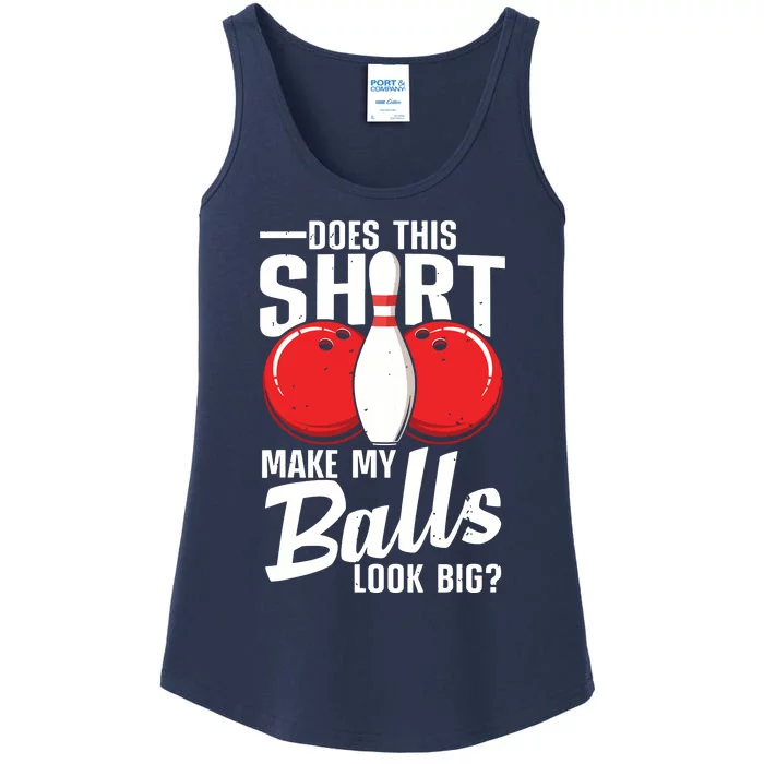 Cool Bowling Design For Men Women Bowling Ball Sport Bowler Ladies Essential Tank