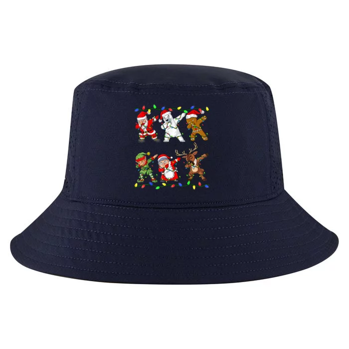 Christmas Boys Dabbing Santa Deer Friends Xmas Gift Cool Comfort Performance Bucket Hat