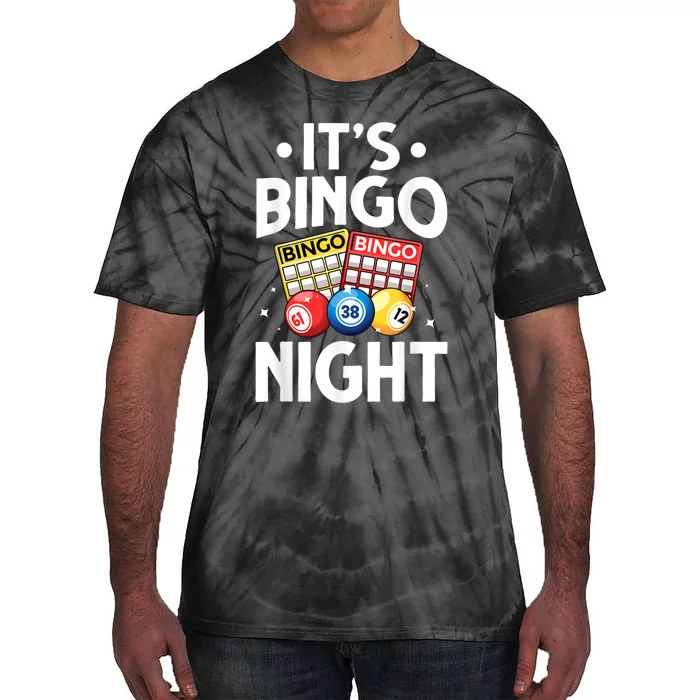 Cute Bingo Design For Men Women Bingo Lovers Casino Gambling Tie-Dye T-Shirt