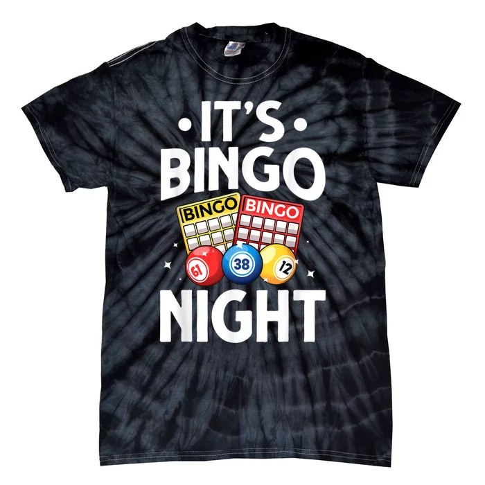 Cute Bingo Design For Men Women Bingo Lovers Casino Gambling Tie-Dye T-Shirt