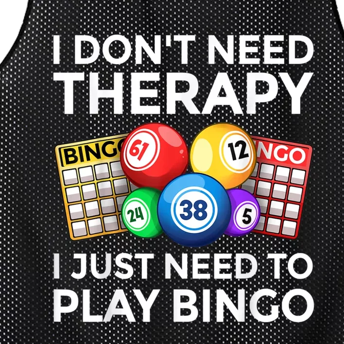 Cute Bingo Design For Men Women Casino Gambling Bingo Lovers Mesh Reversible Basketball Jersey Tank